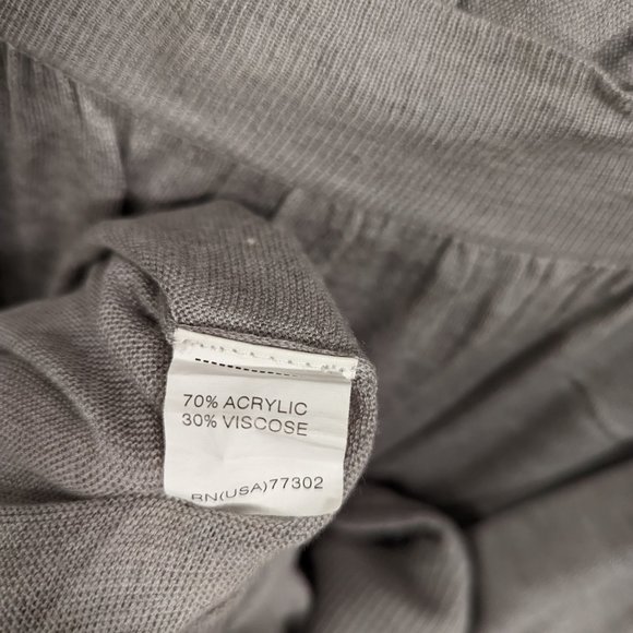 Zara Boatneck Top, Grey, Women's M - Picture 4 of 4